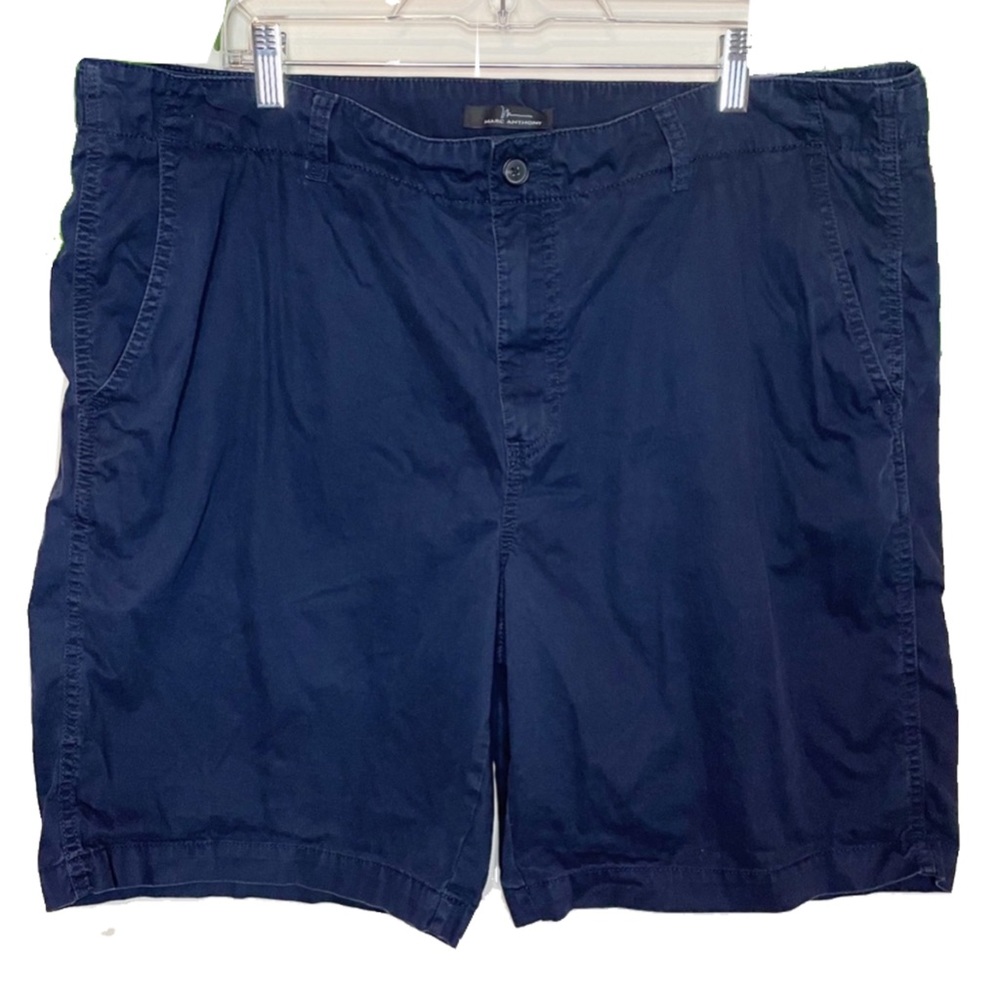 Marc Anthony Mens Shorts Navy Size 42